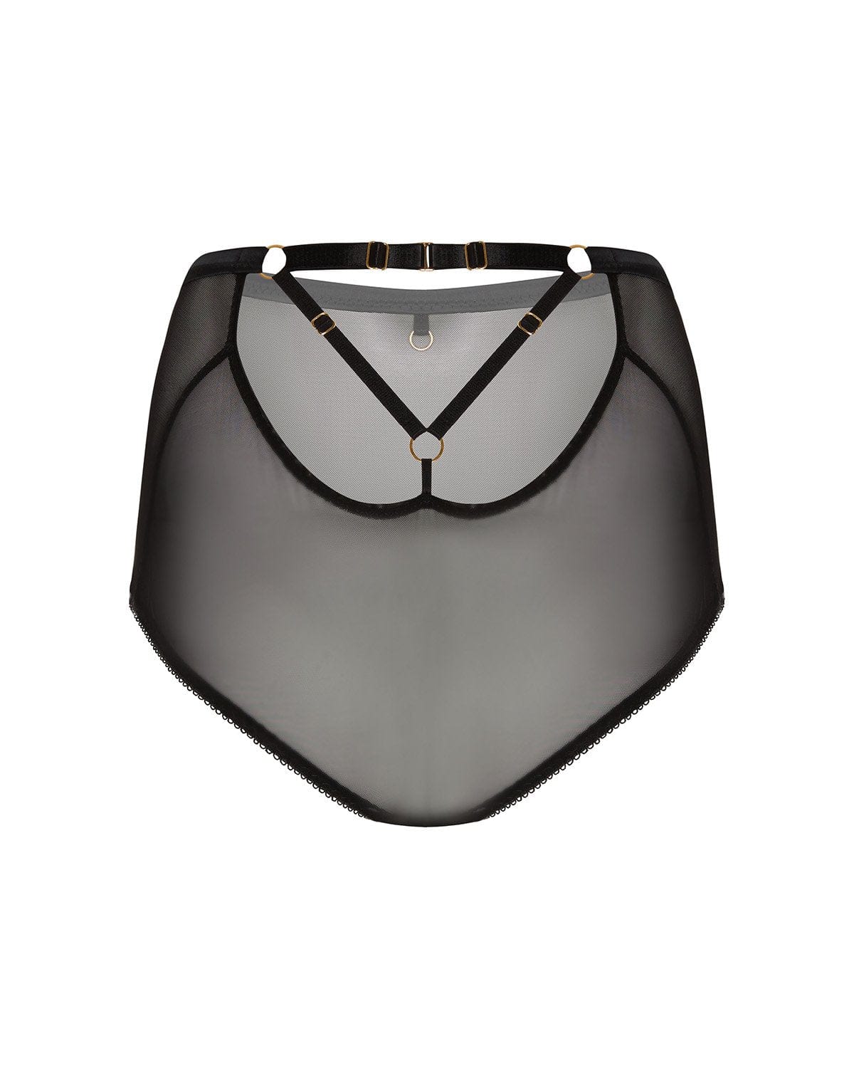 Vivi Leigh London lingerie High Waisted Briefs sexy harness luxury lingerie uk sustainable brand