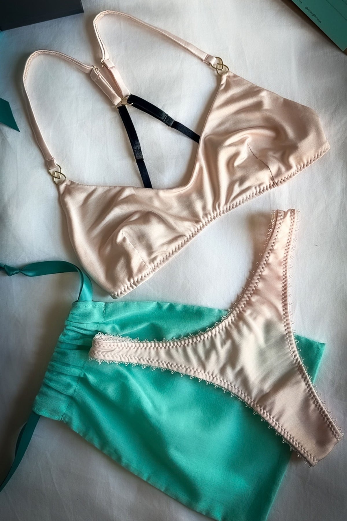 Vivi Leigh London gift wrap Signature Gift Wrap Signature Gift Wrap sexy harness luxury lingerie Signature Gift Wrap uk sustainable brand