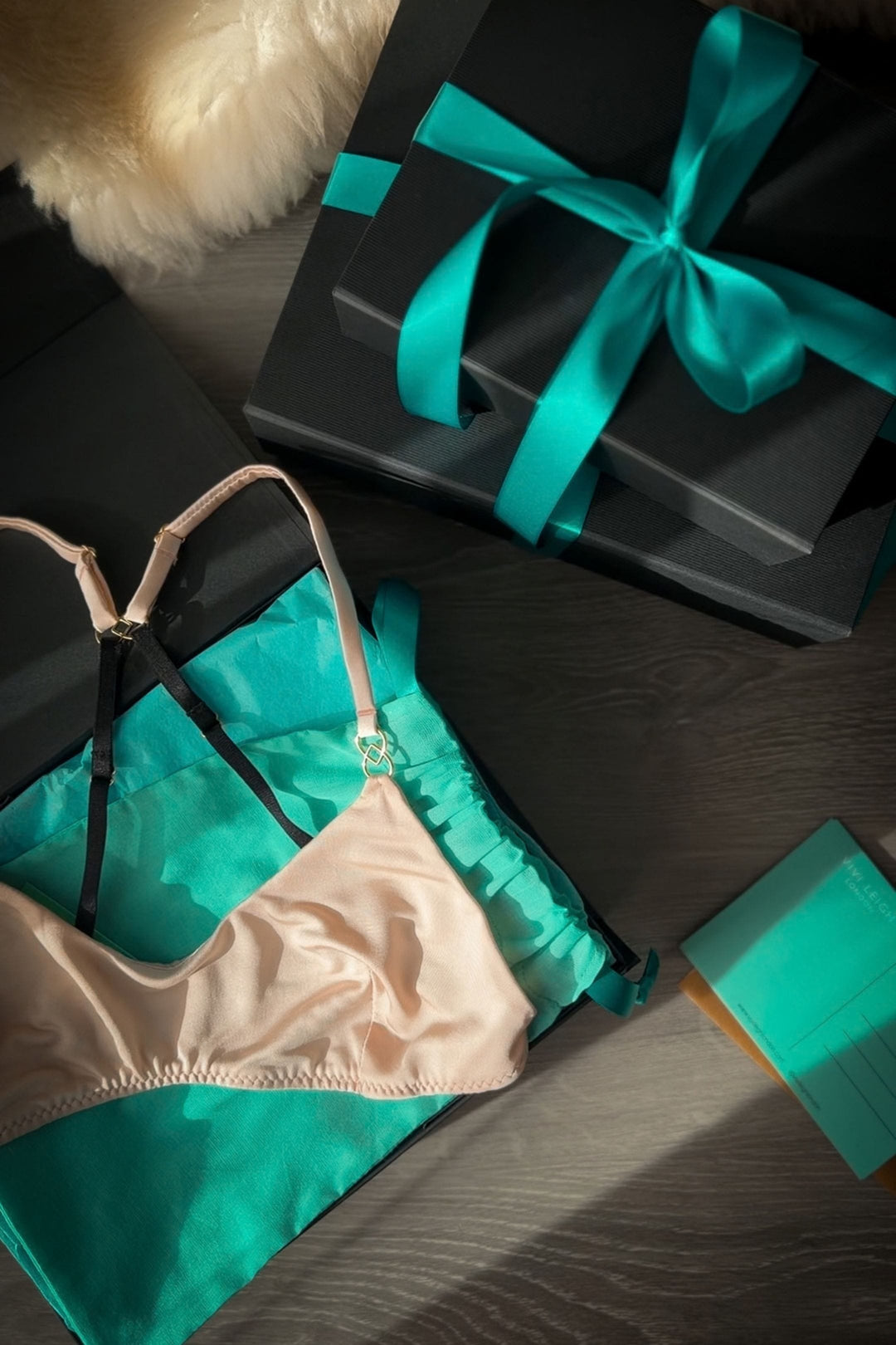 Vivi Leigh London gift wrap Signature Gift Wrap Signature Gift Wrap sexy harness luxury lingerie Signature Gift Wrap uk sustainable brand