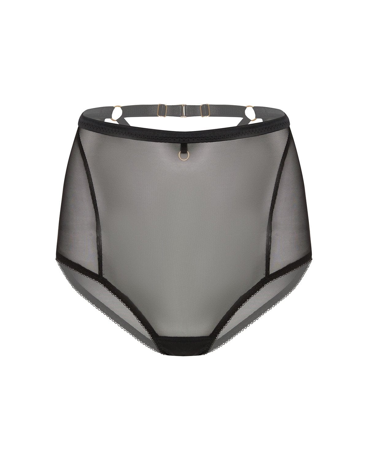 Vivi Leigh London lingerie High Waisted Briefs sexy harness luxury lingerie uk sustainable brand