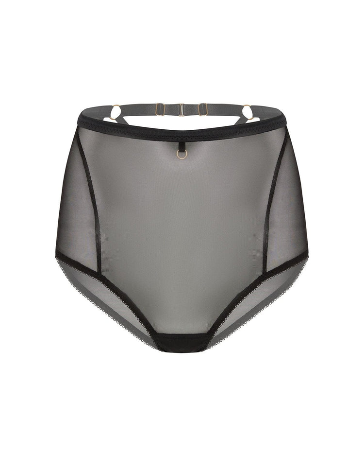 Vivi Leigh London lingerie High Waisted Briefs sexy harness luxury lingerie uk sustainable brand